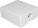Telephone Socket with Frame Single and Sticker in White Color N120-04