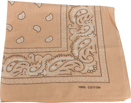 Paperinos Bandana Hair Vintage Print Beige