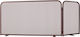 Zogometal Metallic Fireplace Screen with 2 Panels 90x35x50cm Copper