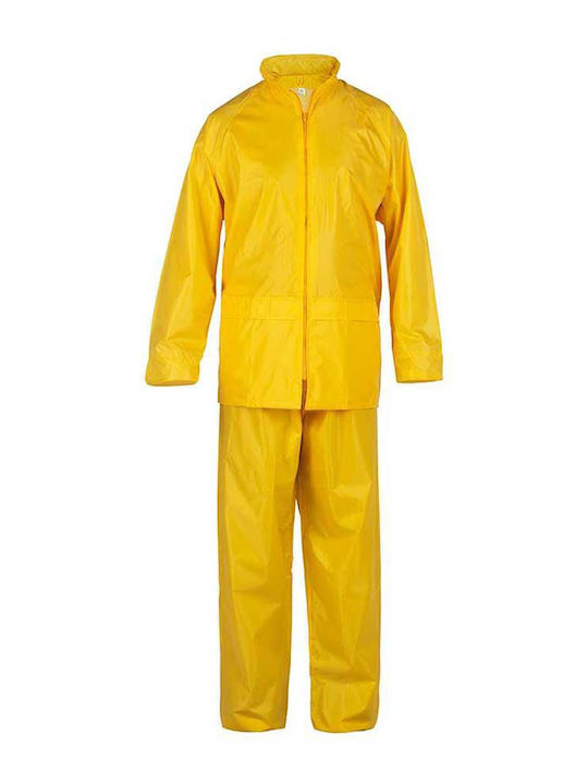 Impermeabil Bărbătesc Costum de Lucru Galben