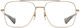 Dita Flightseven Metal Prescription Eyeglass Frame Titanium Gold DTX111-02-57