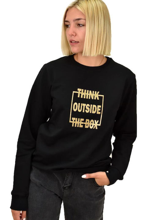 First Woman Women's Sweatshirt Black