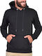 Sweatshirt with Hood Black