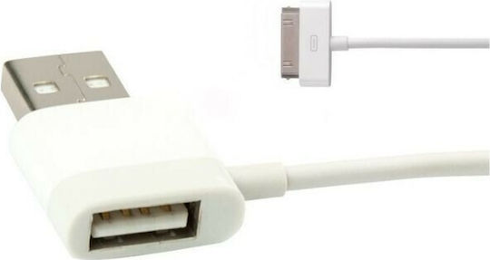 USB to 30-Pin Cable Λευκό 1m (AS064442A)