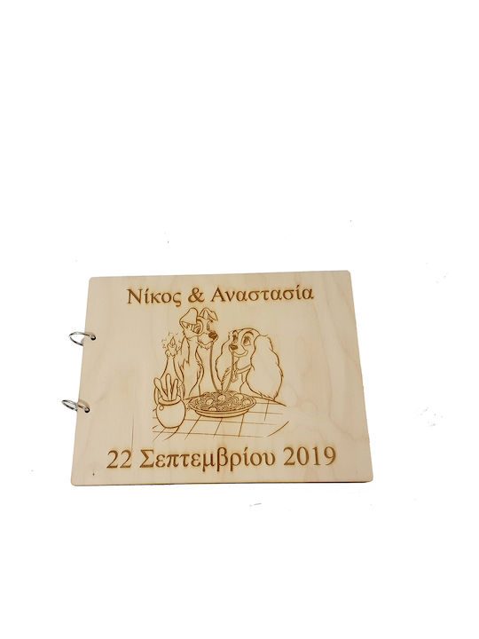 Woodseason Carte de dorințe pentru nunți Nuntă Bej