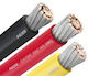 Power Cord in Red Color 1m 1pcs