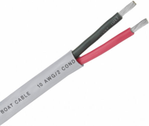Marine Καλώδιο Ρεύματος με Διατομή 1x25mm² σε Λευκό Χρώμα 1m