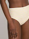 Slip Bikini Inferioare Talie Înaltă Galbene