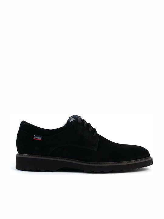 Ante Men's Leather Casual Shoes Black