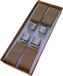Afoi Giannakopouloi Suspenders Monochrome Beige