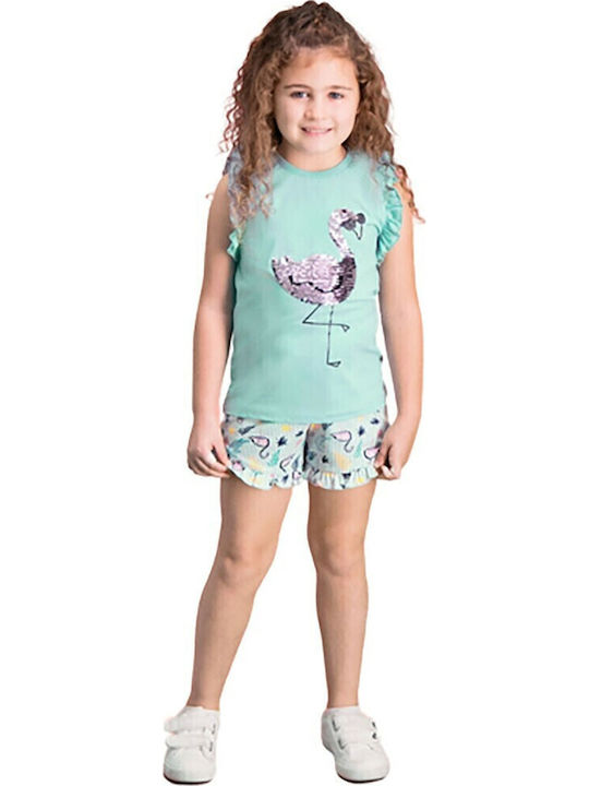 Roly Poly Kids' Pajamas Summer Turquoise