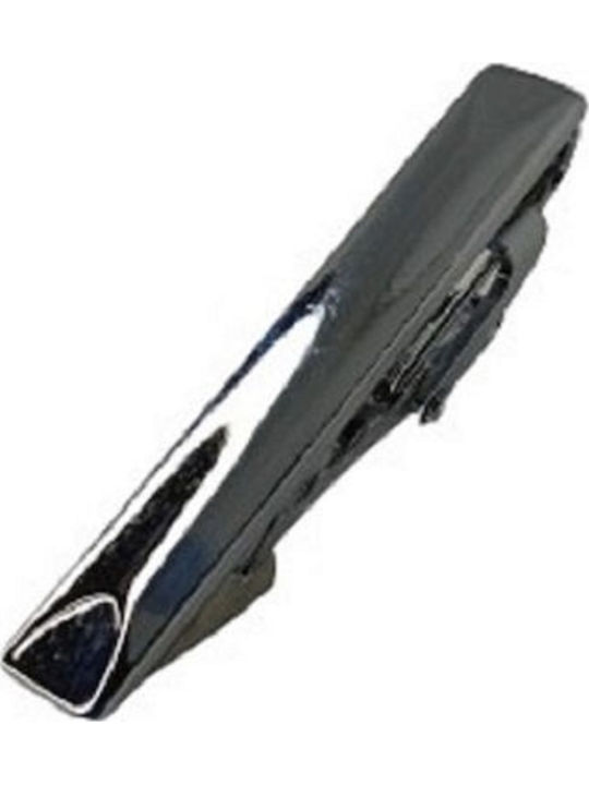 Pearl's Garden Brass Tie Clip Silver