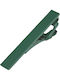 Metallic Tie Clip Green 4x0.6см