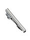 Metallic Tie Clip Silver Tie 6cm