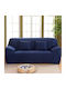 Elastic Cover for Three Seater Sofa Blue 1pcs G2-ELSOCO-34134-3S-BLUE-OEM