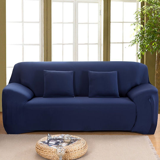 Elastische Abdeckung für Dreisitziges Sofa Blau 1Stück G2-ELSOCO-34134-3S-BLUE-OEM