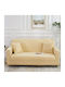Elastische Abdeckung für Dreisitziges Sofa Beige 1Stück 9448-11