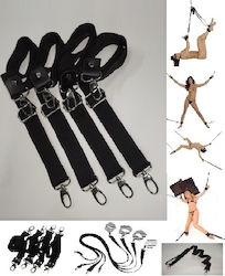 Set zur Gliederfesselung in Schwarz Farbe
