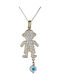 Gold Chain Kids Necklaces Family 14K 006477