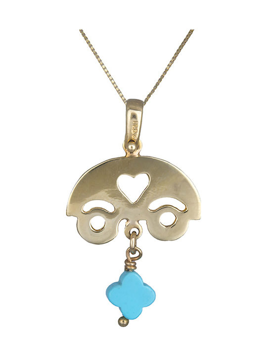 Gold Chain Kids Necklaces 14K 008219