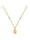 Paraxenies Gold Plated Silver Chain Kids Necklaces AL21