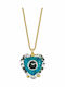Kinderhalskette Herz aus Gold mit Kette 14K PM172
