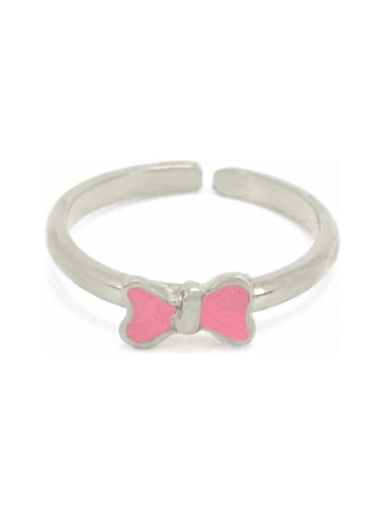 Bijou Box Silver Opening Kids Ring with Design Bow R20141545