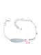 PS Silver Kinderarmband ID aus Silber mit Schmetterling