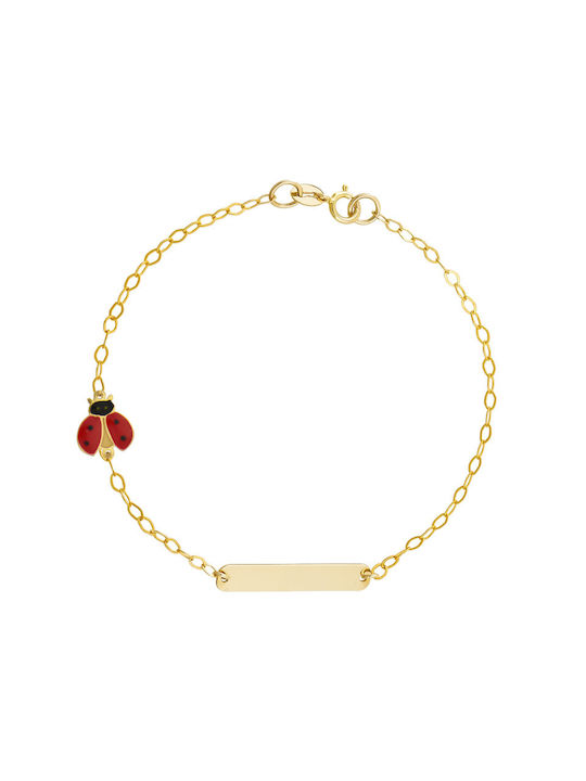 Katsigiannis Kids Bracelet ID from Gold 14K