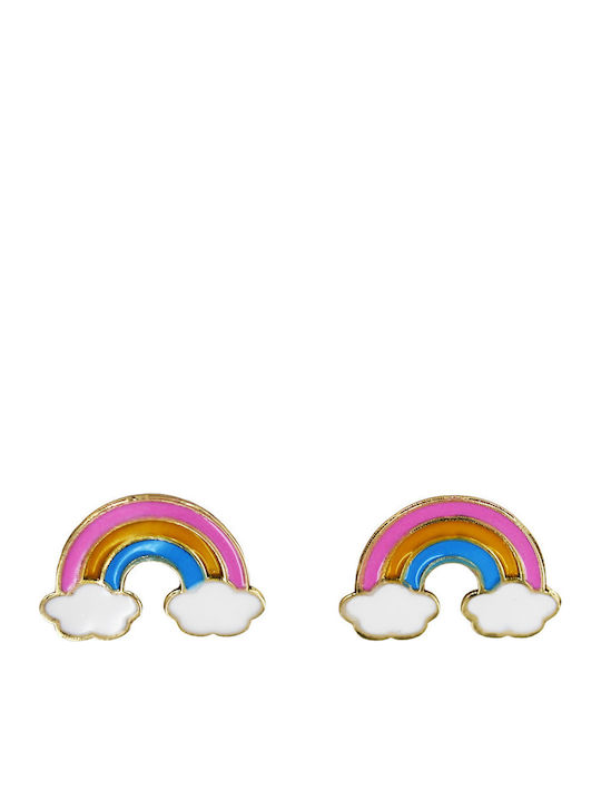 Roloi Kaliamanis Hypoallergenic Kids Earrings Studs from Gold 9K