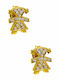 Goldjewels Kids Earrings Studs with Stones from Gold 14K