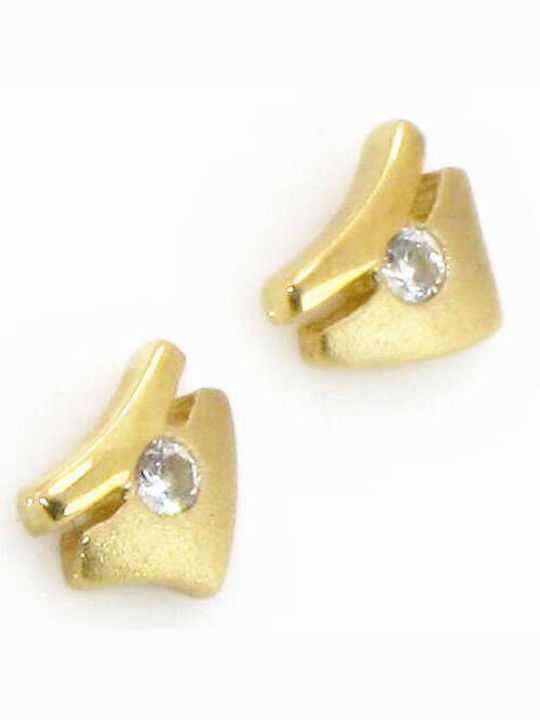 Gold Studs Kids Earrings 14K