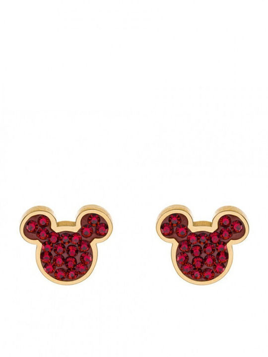 Mickey Mouse Hypoallergen Kinderohrringe Nieten aus Stahl