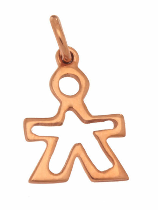 Abadianakis Kids Pendant Family in Gold 14K