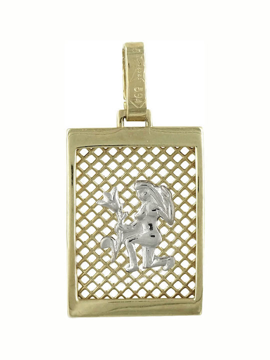 Kids Pendant Zodiac Sign in 14K Gold