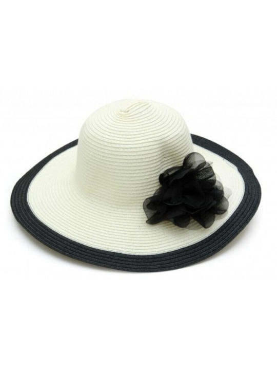 Γυναικείο Ψάθινο Καπέλο Μπεζ