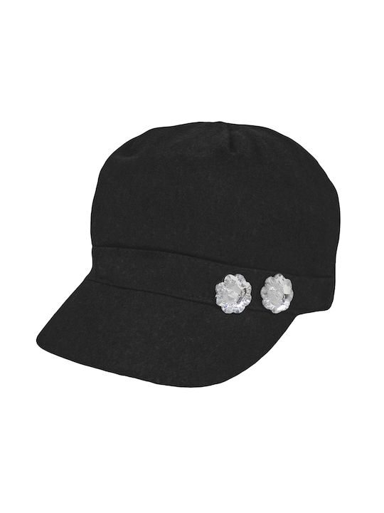 Wool Women's Cap Black