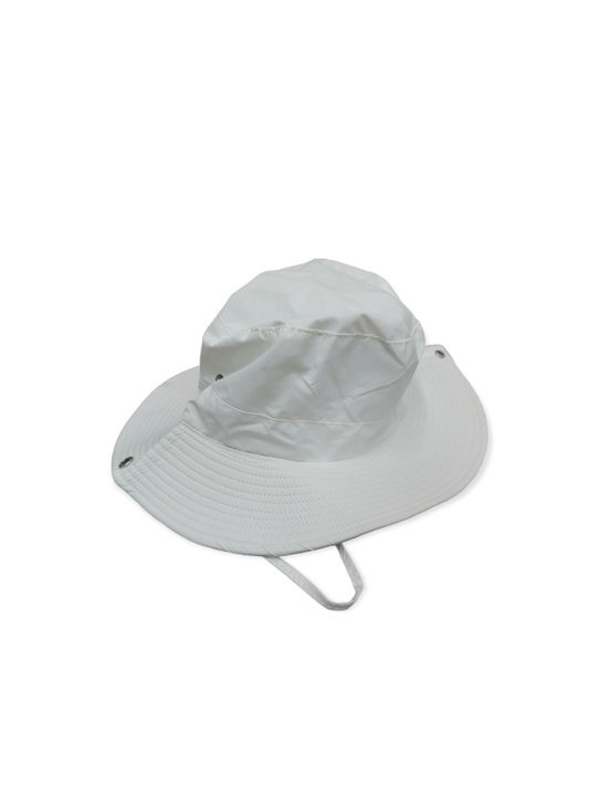 Υφασμάτινo Ανδρικό Καπέλο Λευκό