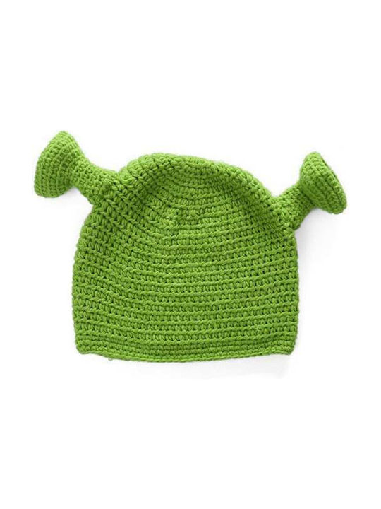 Kids Beanie Knitted Green