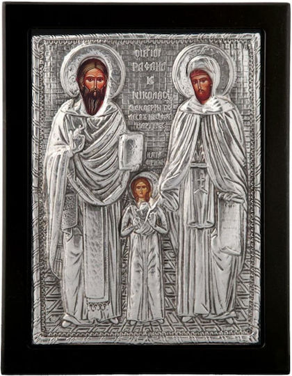 Image St. Nicholas Silver 18x23cm
