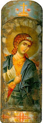 IconsGR Image Archangel Michael Wooden 14x40cm