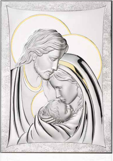 Εικόνα Heilige Familie Silber 14x11cm