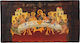 IconsGR Saint Icon The Last Supper Wooden 52x52cm K4 MD