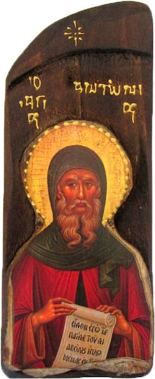 IconsGR Image St. Anthony Wooden 8x20cm