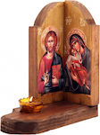 Image Holy Mary Wooden 30x34cm