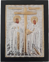 Wooden Sts. Constantine & Helen Icon 19x24cm