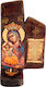 IconsGR Επιτραπέζιο Καντήλι Ξύλινο 44x22x44εκ. ΚΑΝΒ8-Β