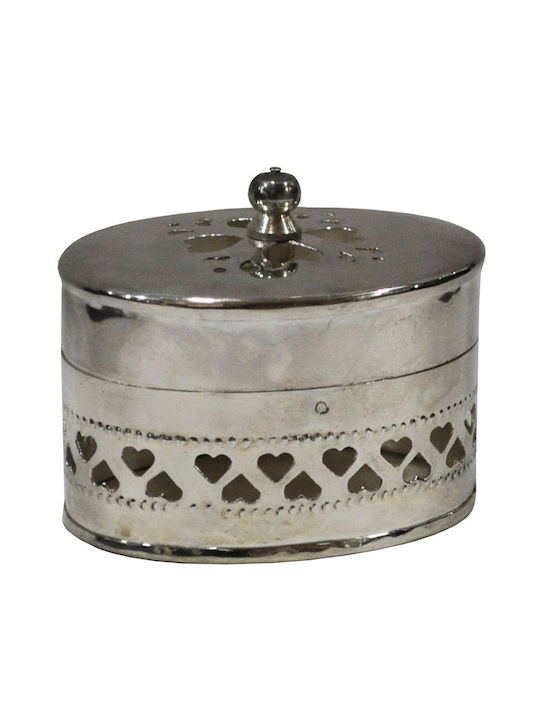 Metallic Decorative Box 9x7x7cm