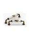 TMC Antique Handle Furniture made of Porcelain in Brown Color D96mm (Center Distance 96mm) 2020-40-96-198 1pcs