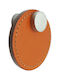 Furnipart Buton Mobilier Mânere de mobilier din Piele & Metal & Zamak în Culoare Maro 7103-KAF1 1buc